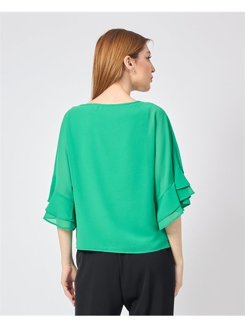 T-shirt donna Corte dei Gonzaga con ampia scollatura CORTE DEI GONZAGA | CCL860J7